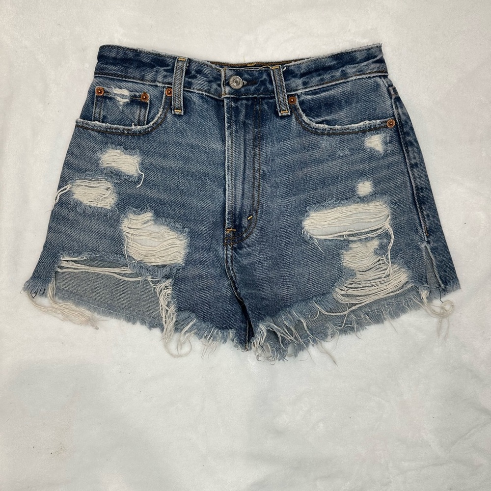 Abercrombie Denim Distressed Women Shorts size 24